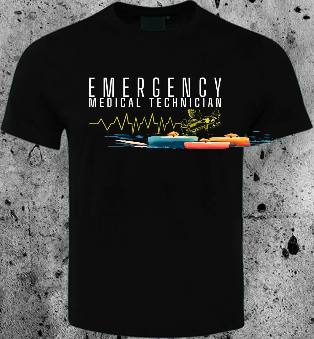 Proud Paramedic EMT Medic Rescue Gifts T-Shirt 100% Cotton O-Neck Short Sleeve Summer Casual Mens T-shirt Streetwear
