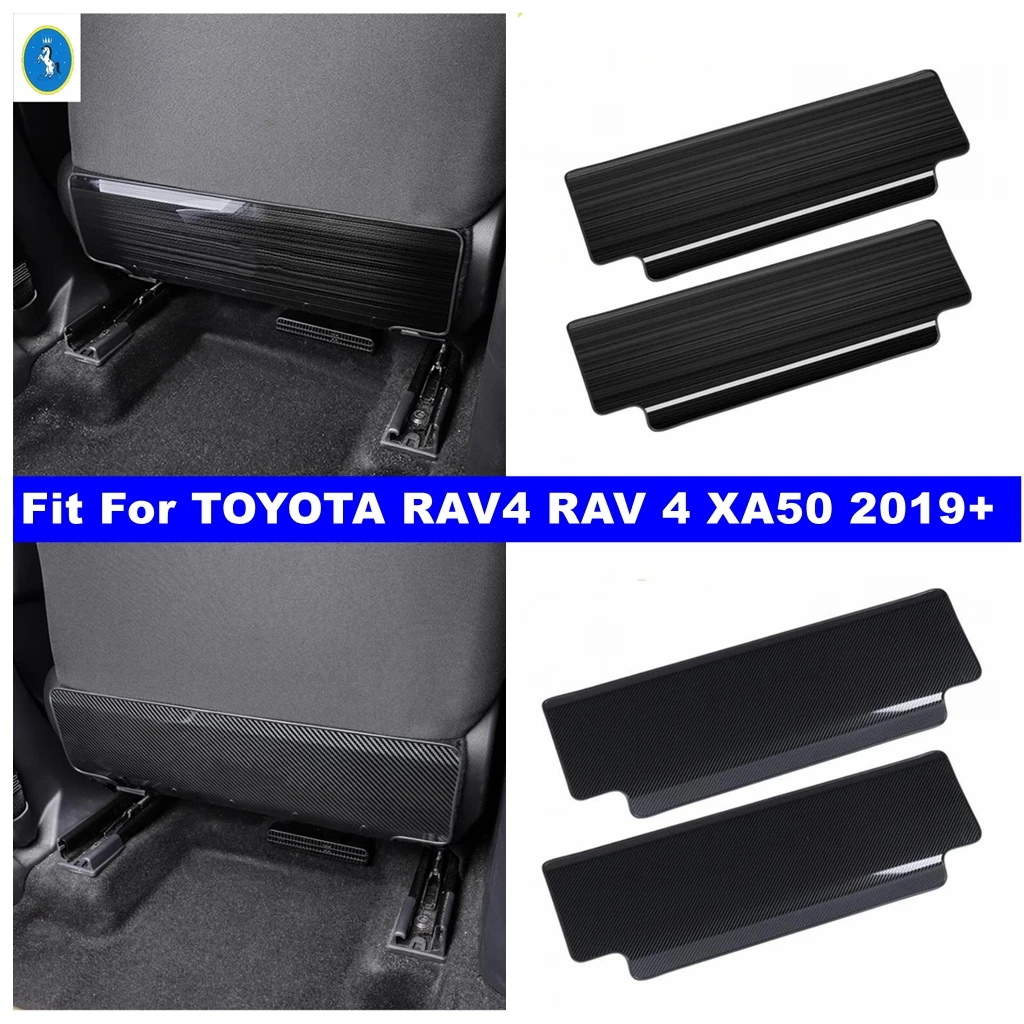 

Car Seat Back Anti Kick Protector Waterproof Anti Dirty Panel Accessories Cover Trim Fit For TOYOTA RAV4 RAV 4 XA50 2019 - 2024