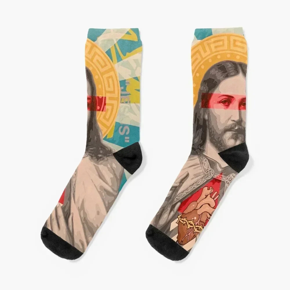

Sacred Socks retro man happy Crossfit Boy Child Socks Women's