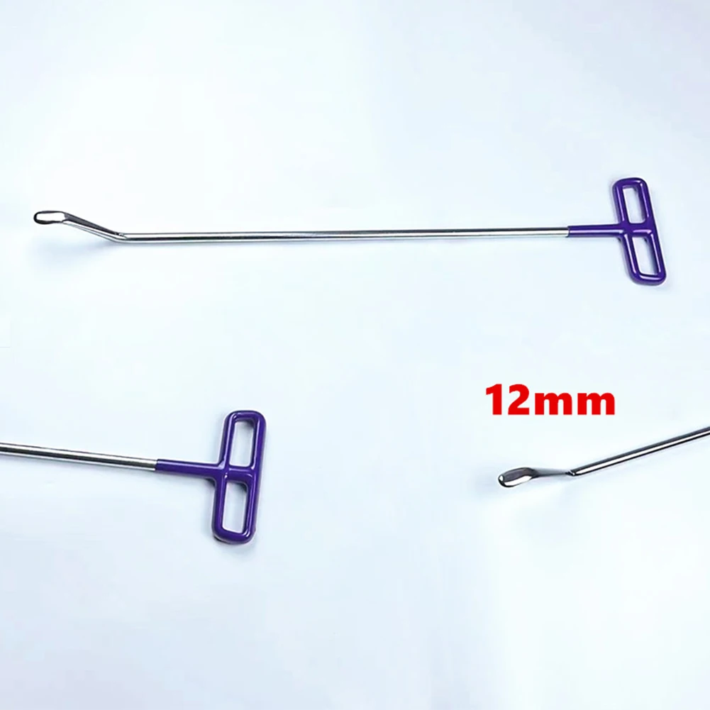 차체 페인트 없는 금속 푸시 로드 덴트 수리 도구, 우박 덴트 제거 로드 풀러, 미끄럼 방지 핸들 덴트 제거 로드