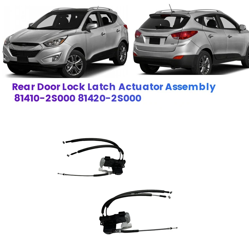 1Set/4Pcs Door Latch Actuators For Front And Rear Doors For Hyundai Tucson IX35 2010-2017