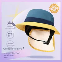 Gorra de Surf UPF50 ++, sombreros para el sol de verano para hombres y mujeres, sombrero de pescador a prueba de salpicaduras para exteriores, modelos de explosión en la playa, sombrero para el sol