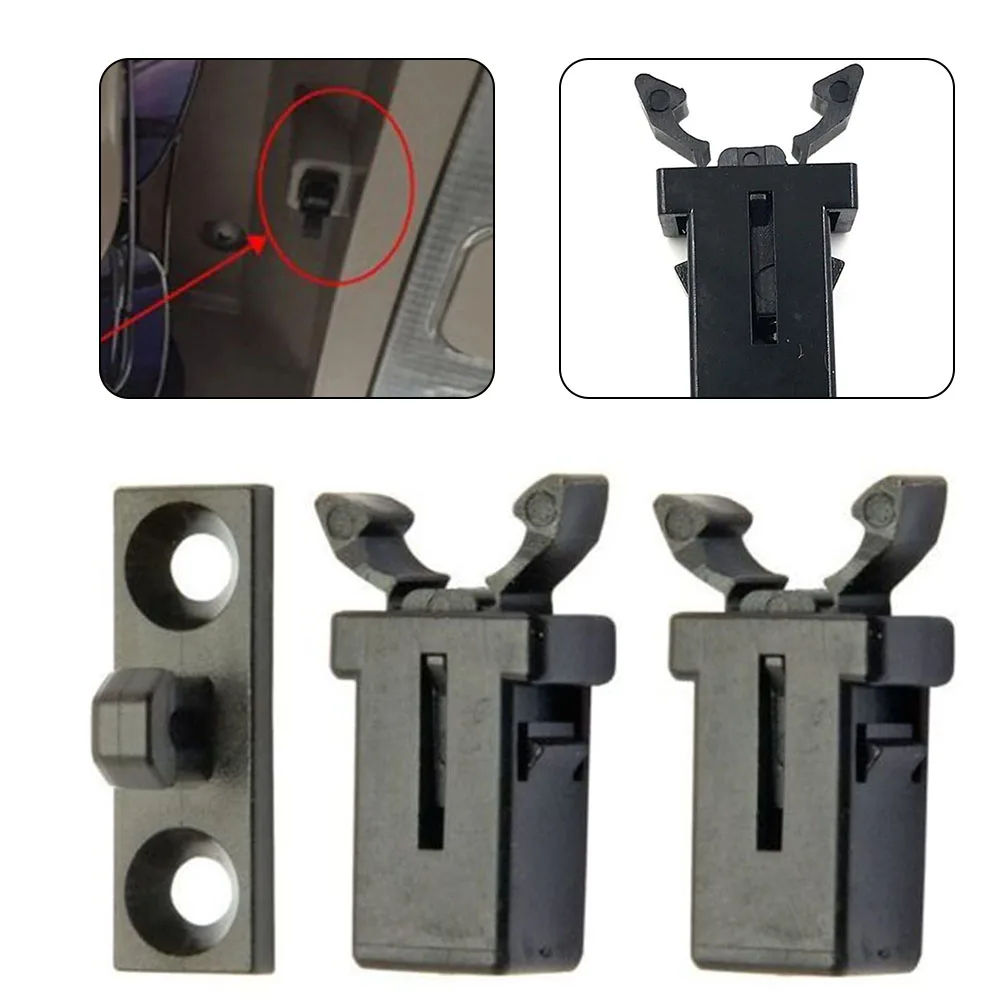 

1pc Trash Can Plastic Lock Self-Locking Switch Replacement Catch Compatible Touch Lid Bin Latch Repair Clip Black