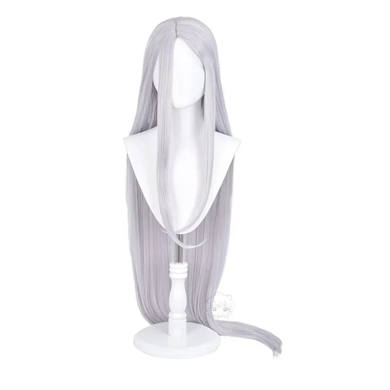 Miruko Cosplay My Hero Academia Cosplay Women Long Straight Silver Wig Cosplay Anime Cosplay Wig Heat Resistant Synthetic Wigs