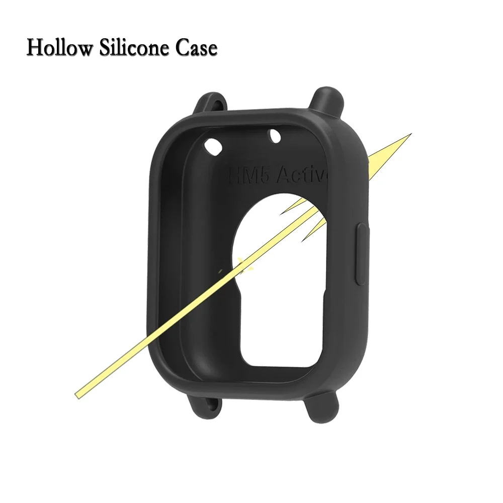Protective Case for Redmi Watch 5Active/5Lite - Shockproof Cover, Anti-Scratch Durable,Lightweight Flexible Smartwatch Accessory