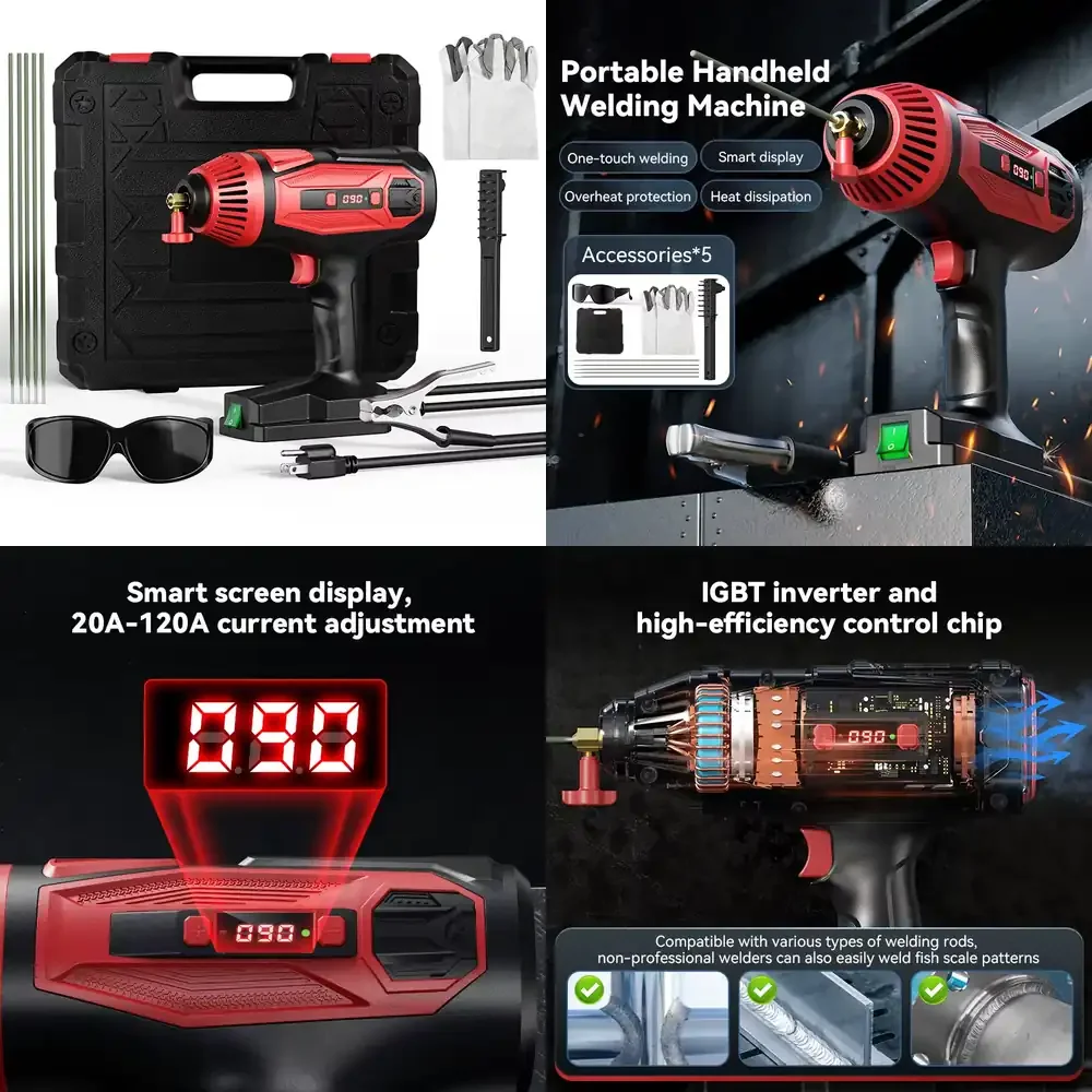 

2026 New Arrival Durable Electric Welder Portable Handheld Welding Machine with IGBT Inverter