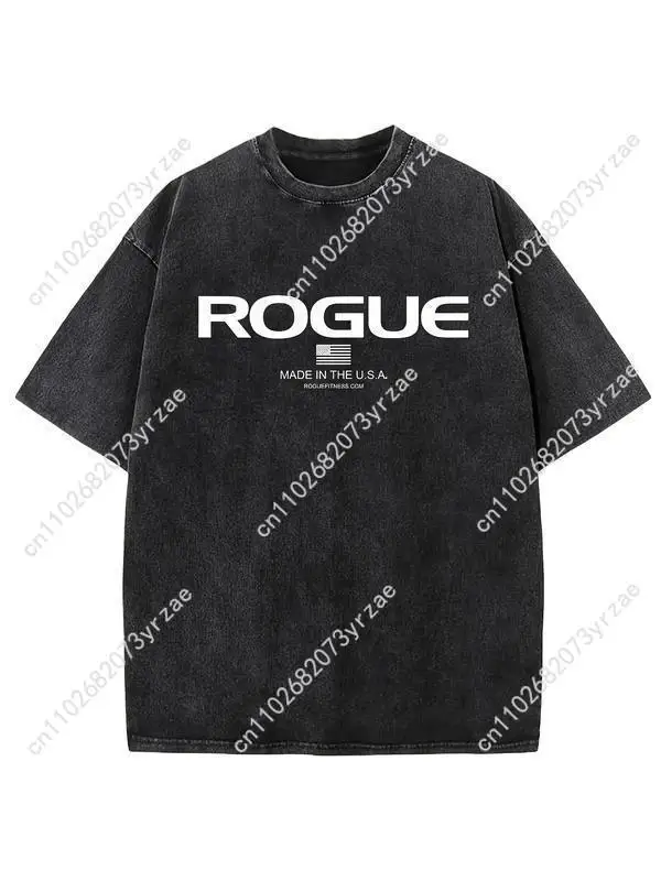 

Rogue Ретро футболка для мужчин и женщин, винтажная футболка высокого качества, хлопковая модная футболка с короткими рукавами, мягкие дышащие топы