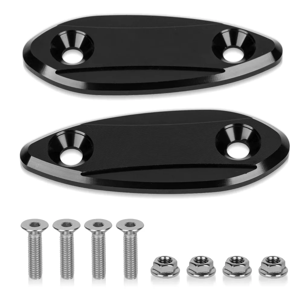 

Основания для мотоциклетного зеркала заднего вида для Yamaha R6 для Kawasaki ZX6R ZX25R NINJA 650 400 250 боковые зеркальные крылья ветра декоративная основа