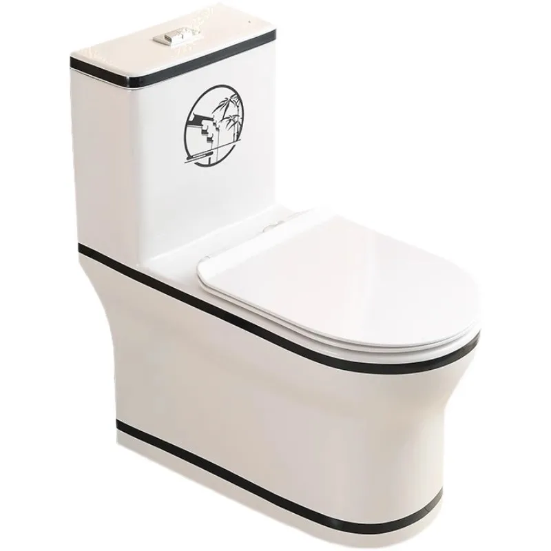 

Бытовой смывной черный унитаз, супер водоворопрочный водосберегающий дезодорант, ретро-туалет