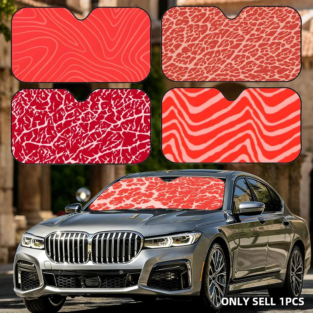 

The Texture of the Meat Sun Visor Foldable Universal Car Windshield Sun Shade UV Protection Heat Insulation Foldable Cover