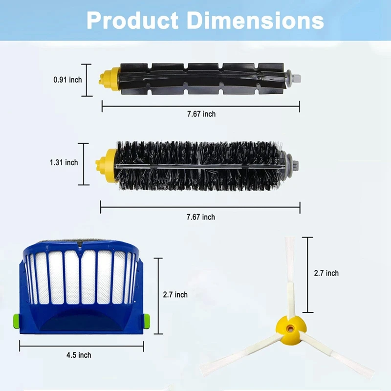 Sostituzione per Irobot Roomba 600 671 664 615 690 691 694 accessori per Irobot Roomba 600 500Series