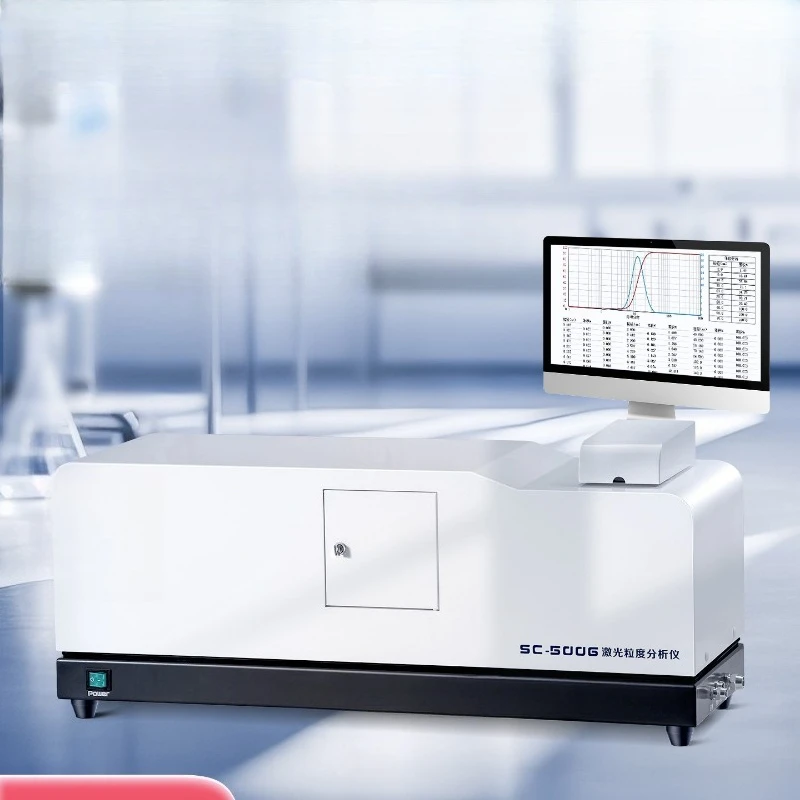 Laser particle size analyzer dry and wet method powder particle size tester calcium carbonate cement spray particle size