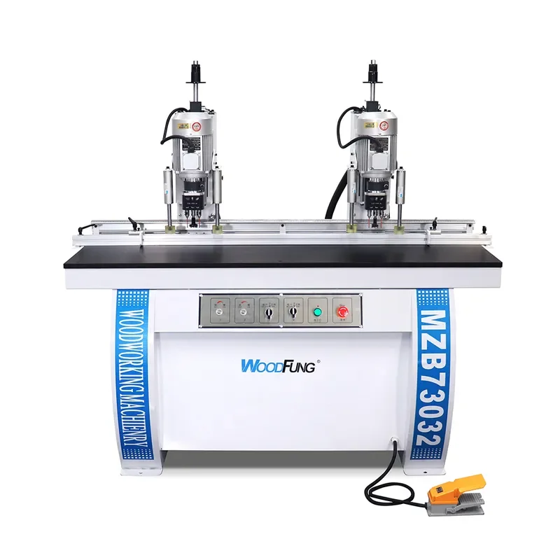 for Woodworking Two Head Drilling Machine Boring Machine Wire Hole Driller MZ73032