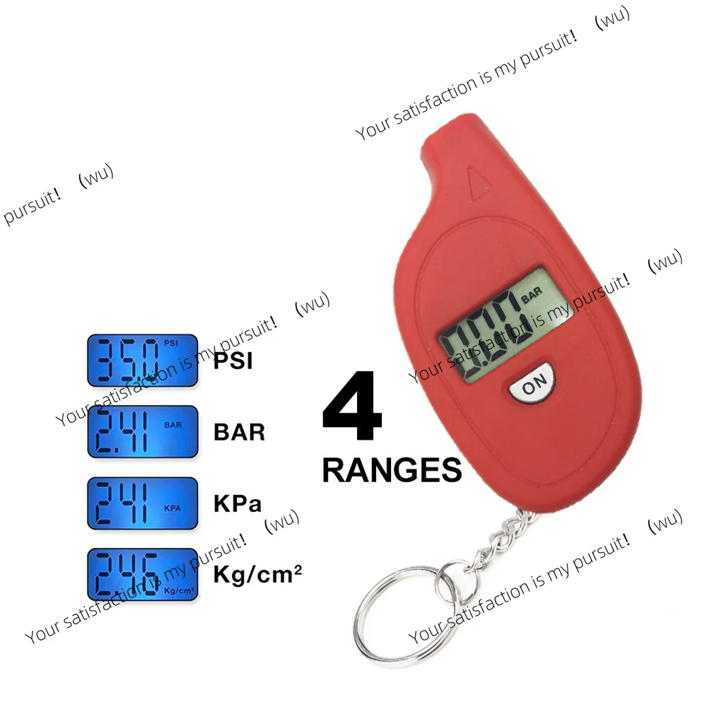 Mini Keychain Style Digital Tire Gauge LCD Display 2-150 PSI Car Tyre Air Pressure Tester Meter for Car Auto Motorcycle