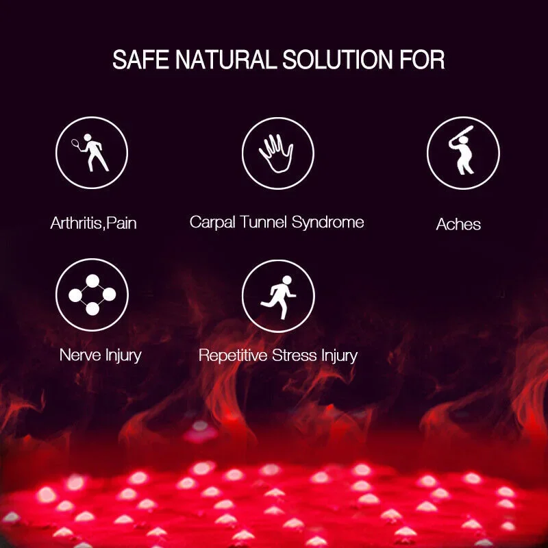 Red Light Promote Blood Circulation for Hand Near Infrared Mitten for Arthritis Fingers Double Side Glove Wholesale Dropshipping