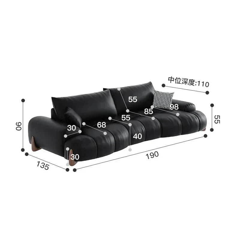Large size cute comfortable living room sofas and makeup tables for individual designer postmodern furniture
