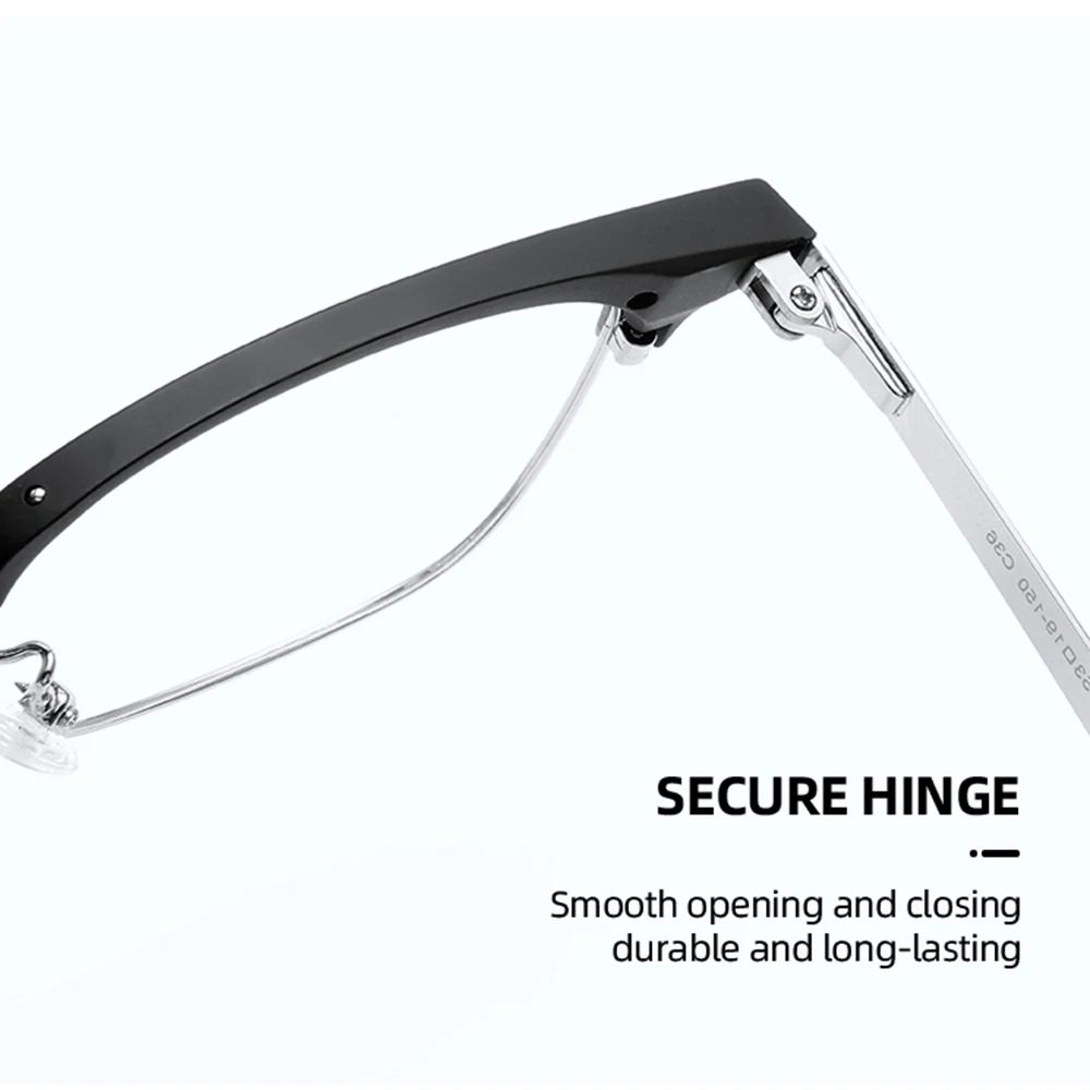 DDDLONG TR90 مكافحة الضوء الأزرق مربع النظارات وصفة طبية النظارات الإطار للرجال عدسة بصرية يمكن استبدال النظارات D519