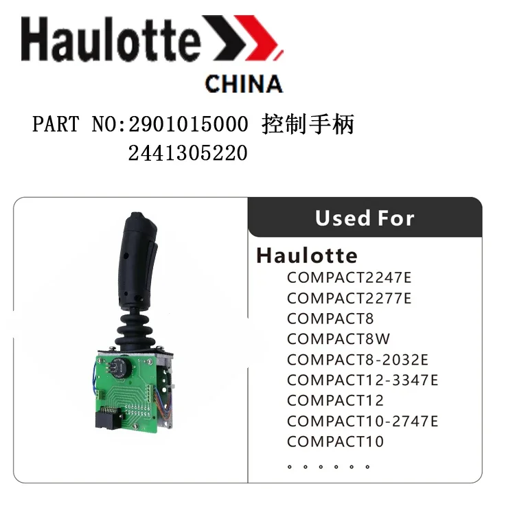 

Haulotte joystick aerial platform controller 2901015000 2441305220 Use For for COMPACT10 COMPACT12 COMPACT14 15ip 12ip