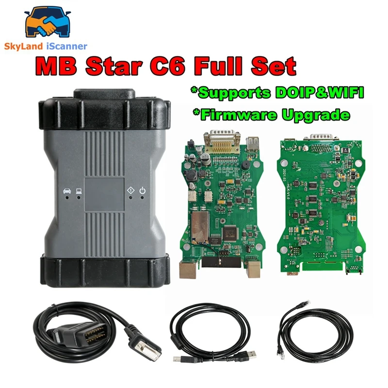 

Original DOIP MB Star C6 support CAN BUS with software SSD HDD C6 WIFI Multiplexer vci Diagnosis Tool Support Many Cars Ungrade
