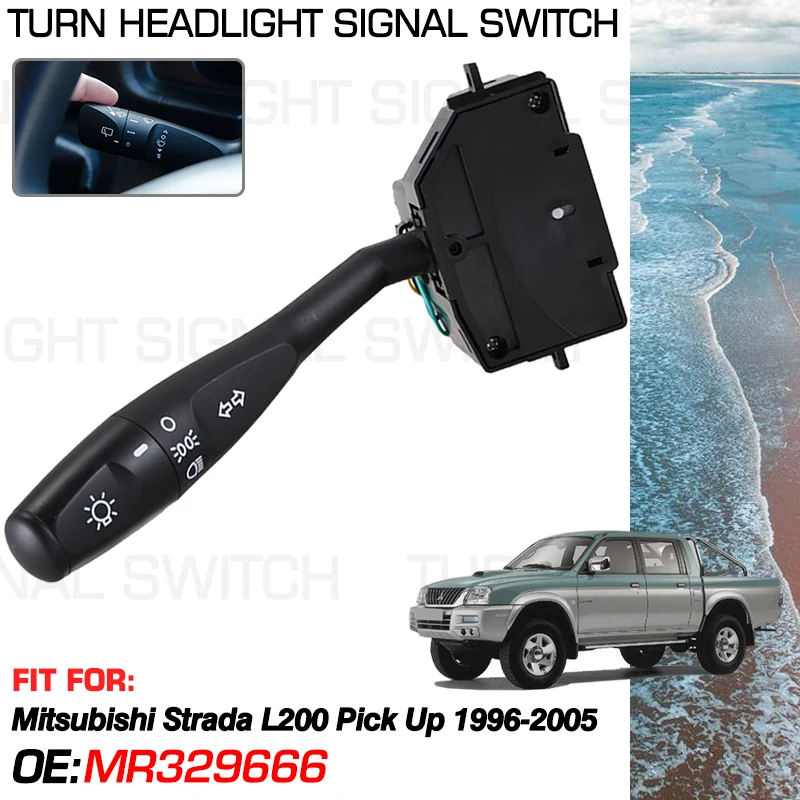 MR329666 For Mitsubishi Strada L200 Pick Up Mitsubishi Magnum 1996-2005 2004 Car Right Hand Drive Turn Signal Headlight Switch