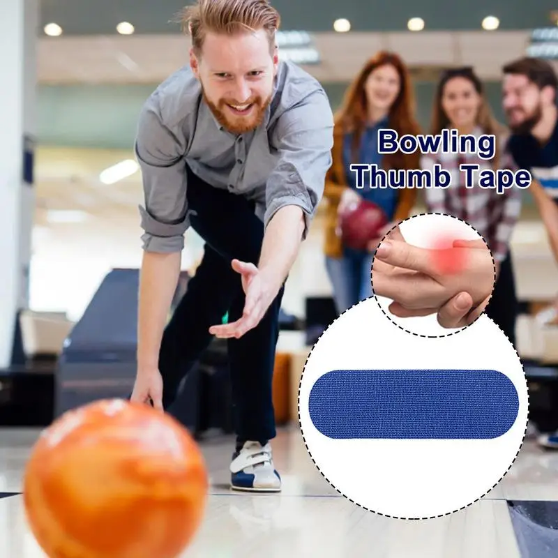 Bowling Ball Bowling Tape, Desempenho de proteção, Thumb Finger Tape, Bowlers Exercício, Soft, Compact, Thumb Protector