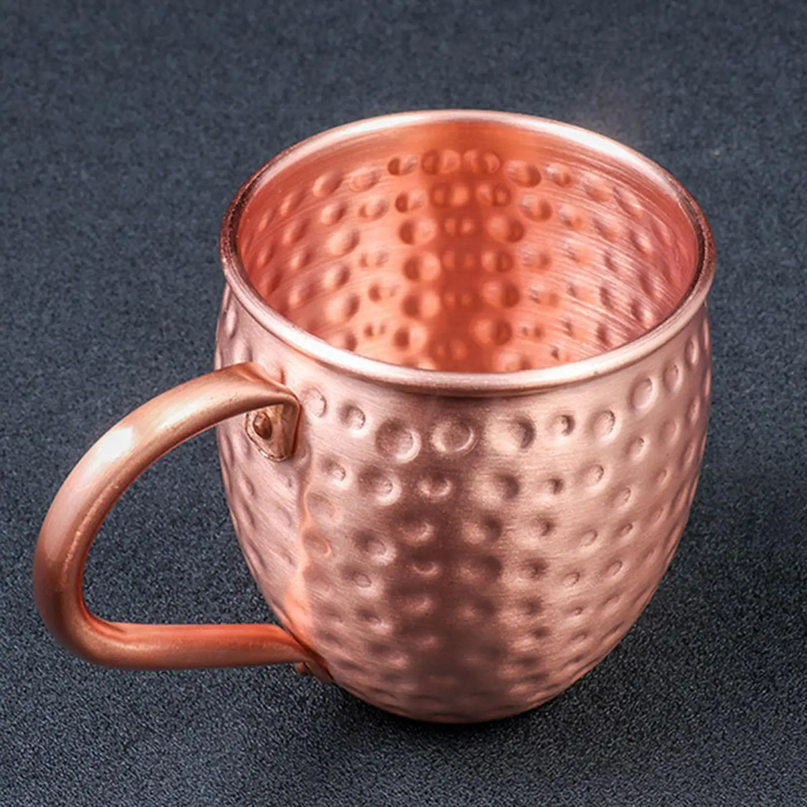 موسكو البغل أكواب 530 مللي يدويا مطروق درينكوير البغل أكواب النحاس لعيد الميلاد المطبخ بار مياه الشرب الشاي البيرة #5