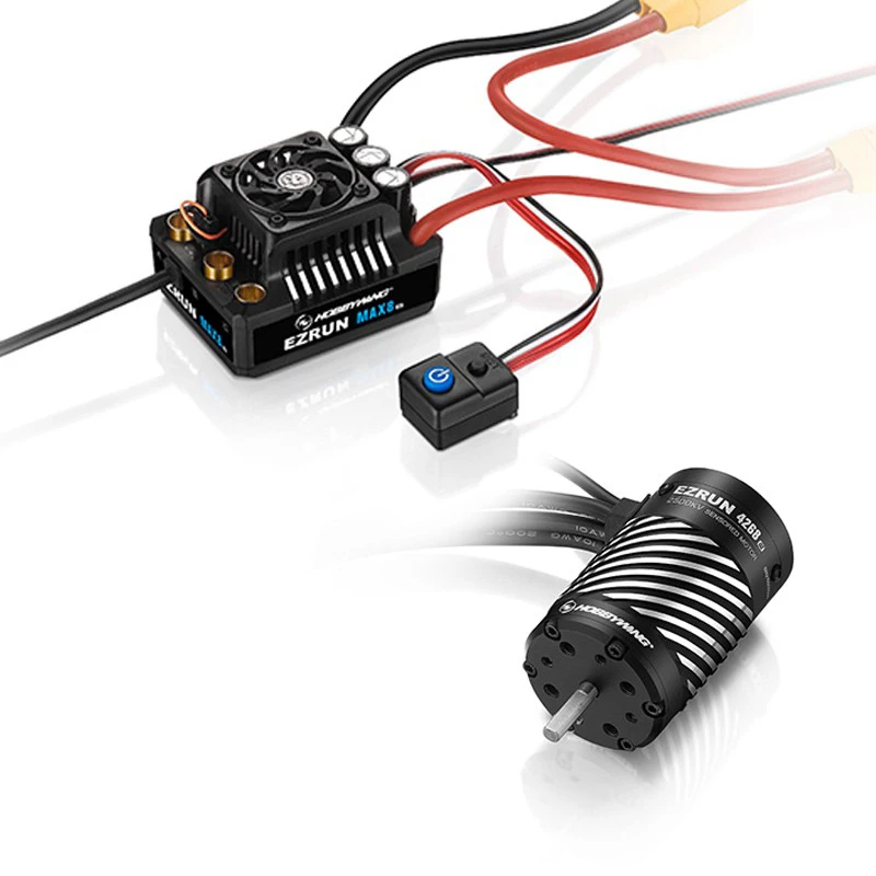 Hobbywing EZRUN MAX8 G2 160A 3-6S Waterproof Sensored Brushless ESC 4278SD 2250KV 4268SD 2500KV Inductive Brushless Motor SET