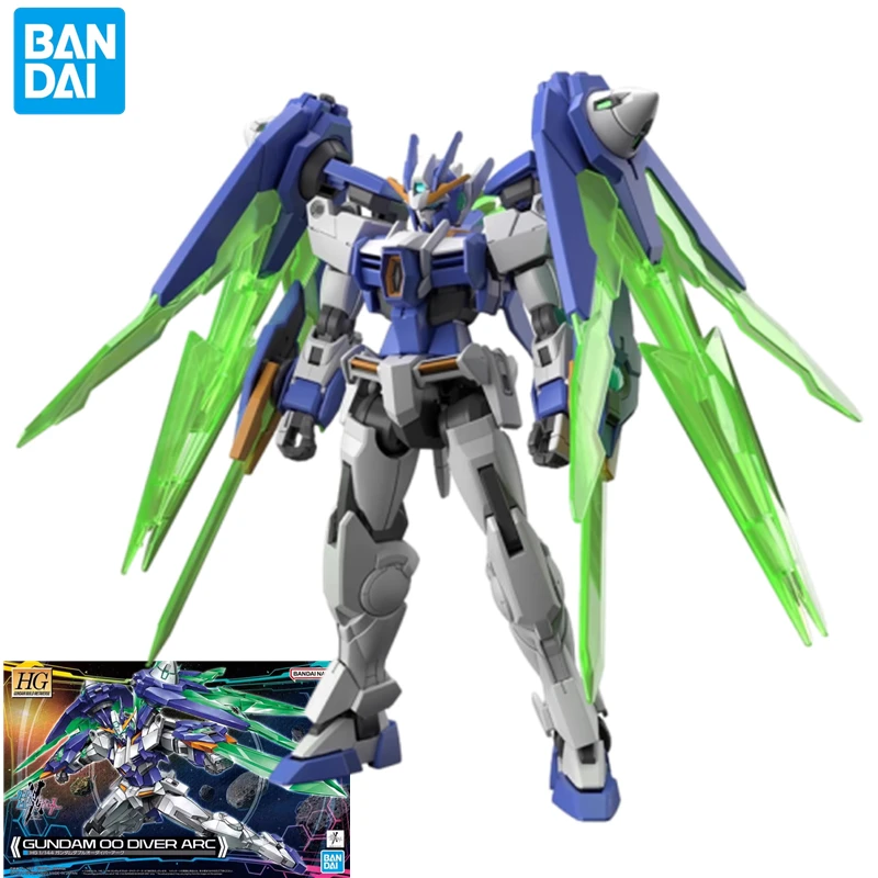 

Bandai HG GUNDAM 00 модель дайвера дуги мобильный Костюм Аниме периферийный передвижной робот мейка Коллекция игрушек украшения Рождественский подарок