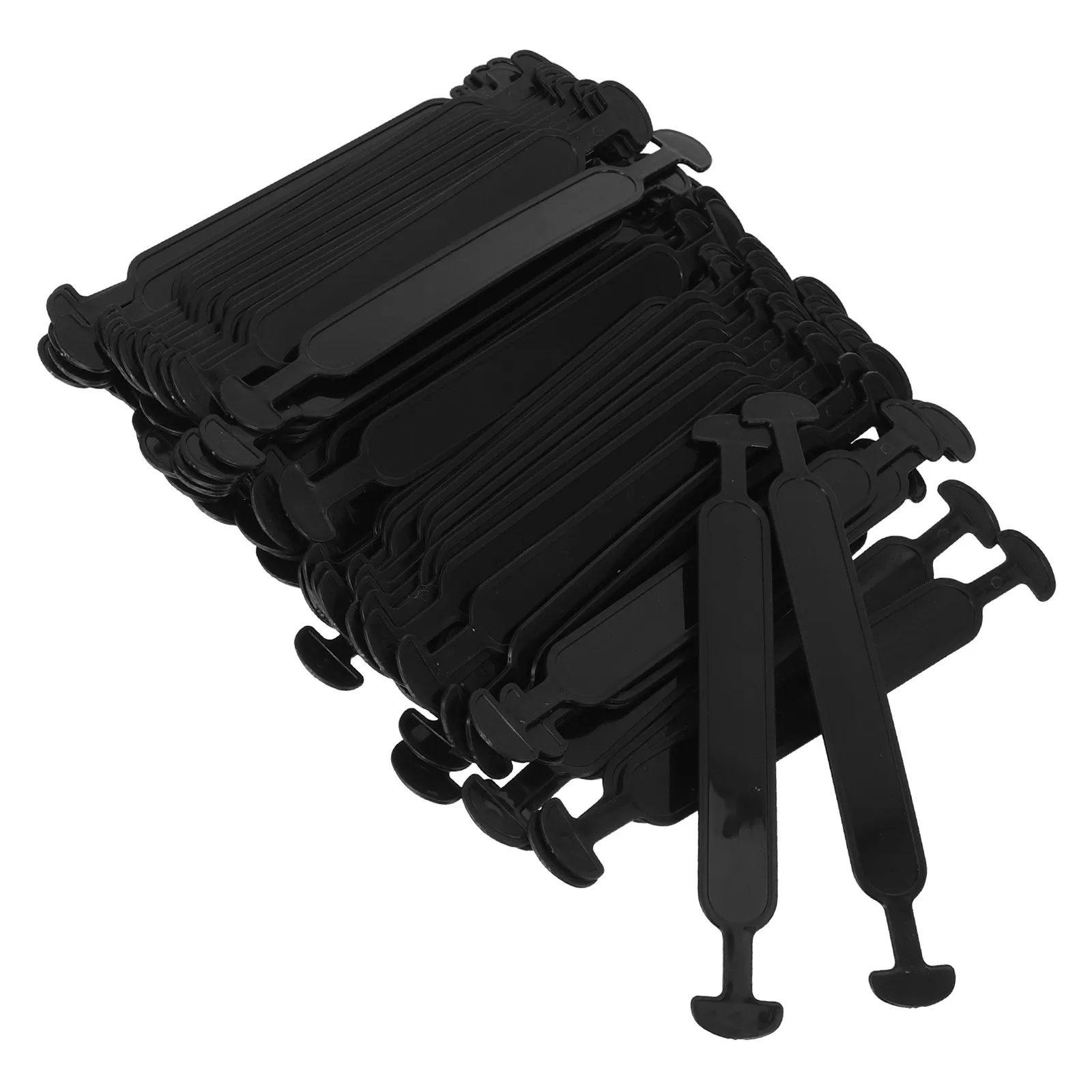 100Pcs Cardboard Box Handles Plastic Replacement for Shipping Moving Pastry Cake Boxes Black Carry Handles Box Carrying Handle