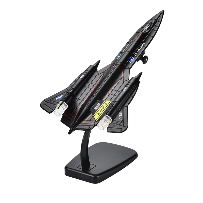 SR-71 Blackbird American reconnaissance aircraft fighter model aircraft sound and light