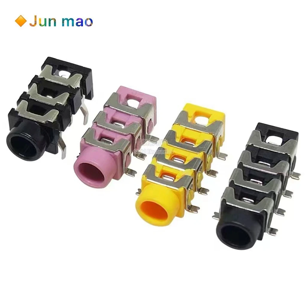 10PCS PJ-313 PJ313D PJ313E PJ314D direct insertion patch 3.5mm audio socket headphone socket