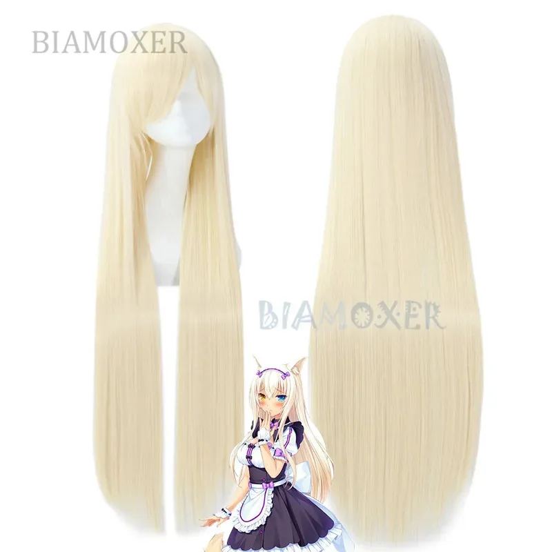 

COSda@Women Maid Lolita Dresses Nekopara Coconut Wigs Cosplay Costume Heat Resistant Synthetic Hair Women Party Role Play WigCOS