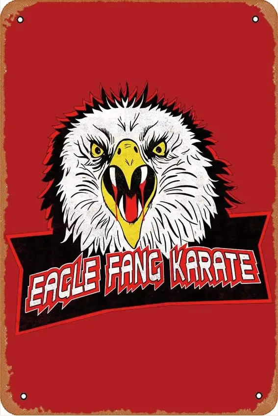 Eagle Fang Karate Series Poster 8 x 12 Inches - Vintage Metal Tin Sign for Home Bar Pub Garage Decor Gifts