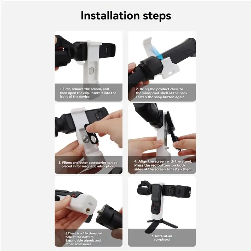 B29C-Vertical Shooting Bracket For Luna Ultra Lossless Vertical Shooting Mount 4K Stabilized Handheld Adapter A