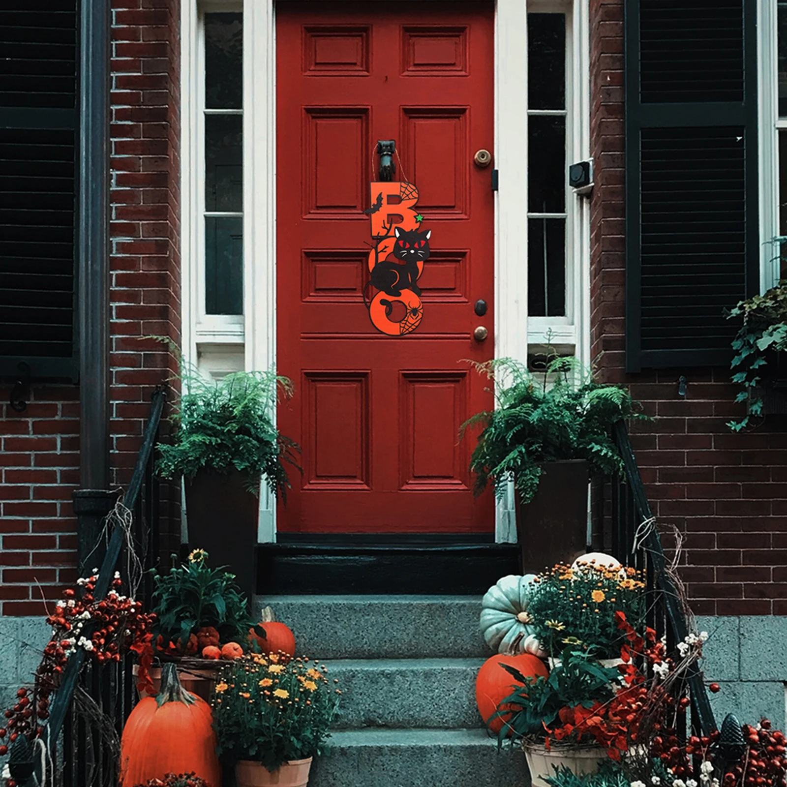 

Halloween Wood Door Sign Hanging Ornament Wooden Plaque Lightweight Halloween Party Decoration Door Signs Wooden Hanging Boards