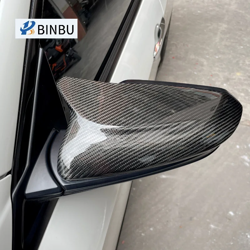 

Подходит для Honda Civic, крышка зеркала заднего вида, чехол для зеркала заднего вида в стиле рога, сменное зеркало заднего вида CIVIC 10-го поколения