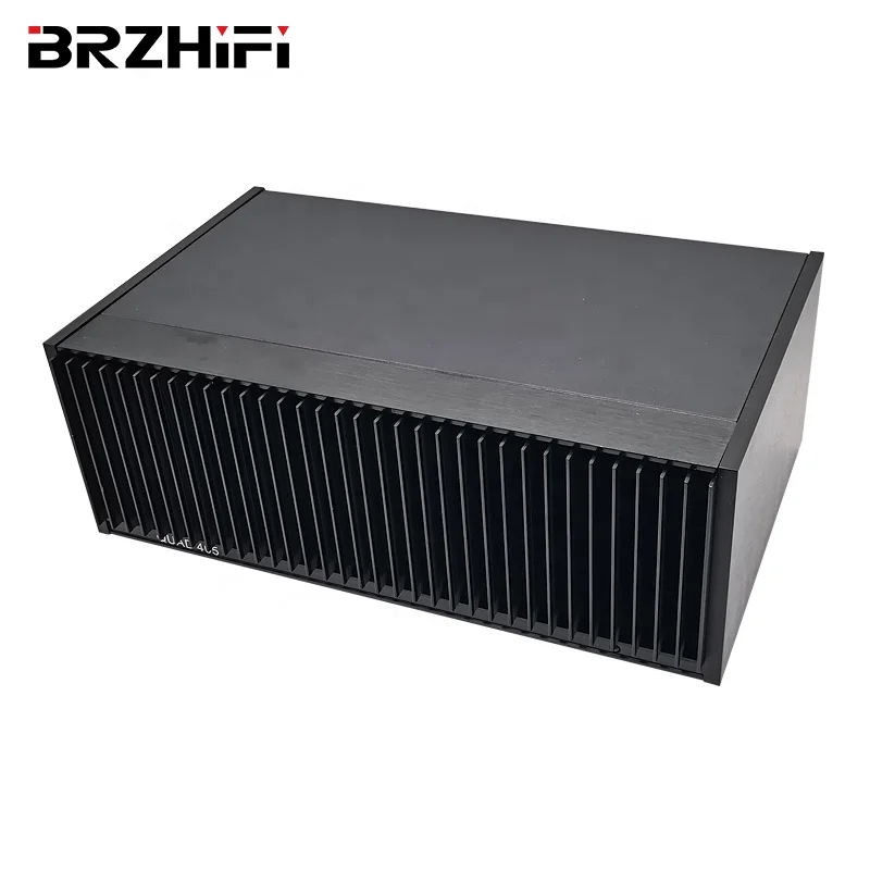 BRZHIFI Clone Classic British Quad 405 Aluminum Enclosure Power Amplifier 2 Channels Stereo Audio Amp 100W*2 HIFI Amplificador