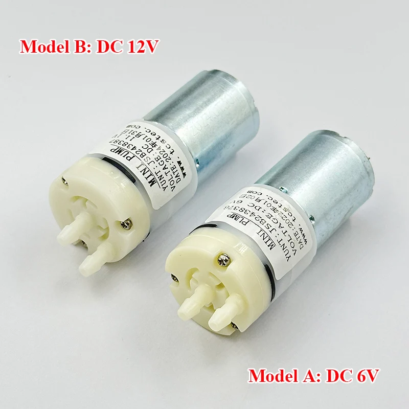 1PCS JSB2438 Mini 370 Water Pump DC 6V / DC 12V Micro 27mm Diaphragm Self-priming Suction Water Pump Dispenser Machine Pumping