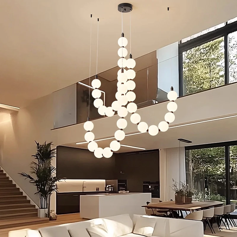 Heimdekoration im nordischen Stil: Deckenlampen für das Wohnzimmer, Treppenlampen, Hängelampen, Deckenlampen, Innenl