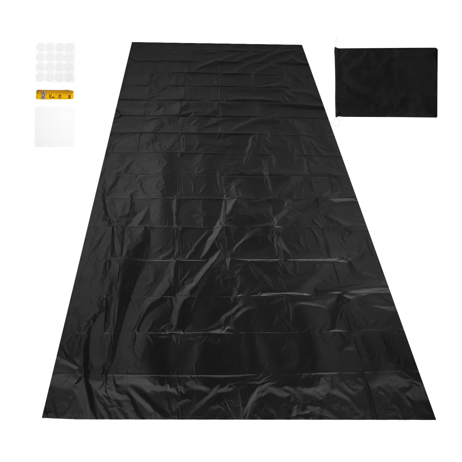 

1Sets Portable Blackout Curtain for Travel Dorm Room Baby Nursery Darkening Window Shade Cuttable Light Blocking Curtain No