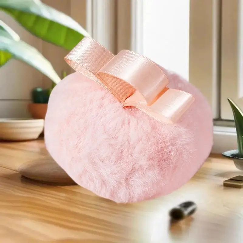 1PC Highlight Fashion Style Wind Loose Puff Setting Powder Ball Clavicle Glitter Face Body All-In Portable Cosmetics Tools