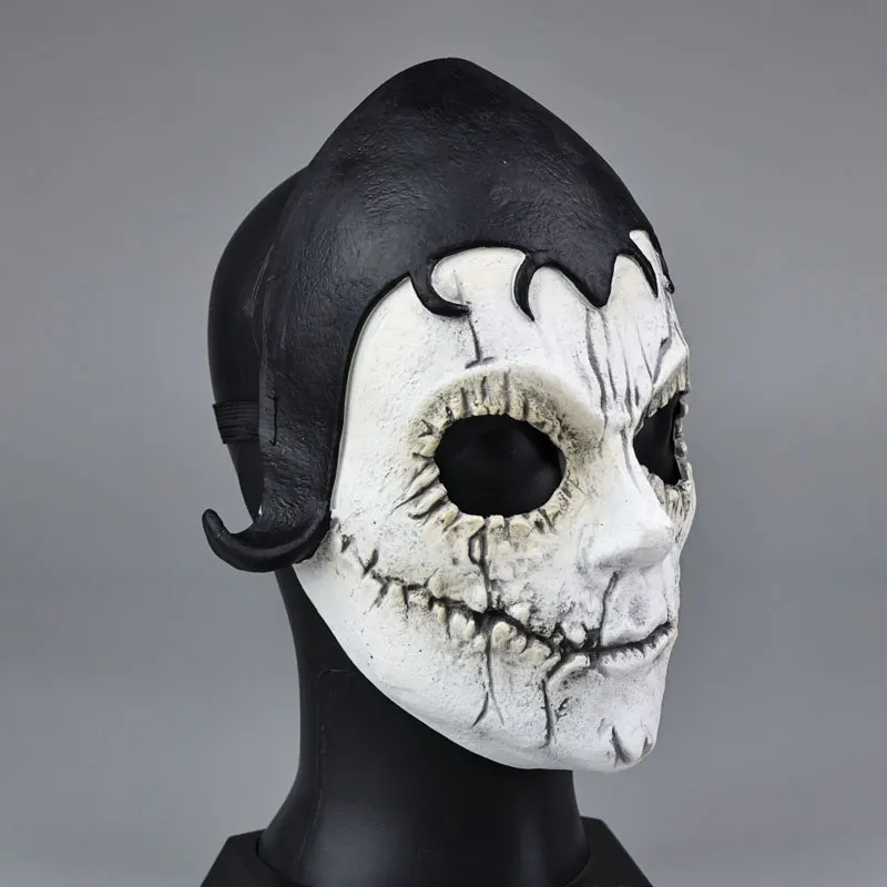 Máscara de Cosplay de TV Wednesday Agnes DeMille, casco de látex de terror para adultos, accesorio de fantasma aterrador para Halloween, actuación de mascarada
