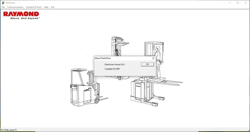 Raymond Flashware Version 8.4 [11.2019]+FlashWare