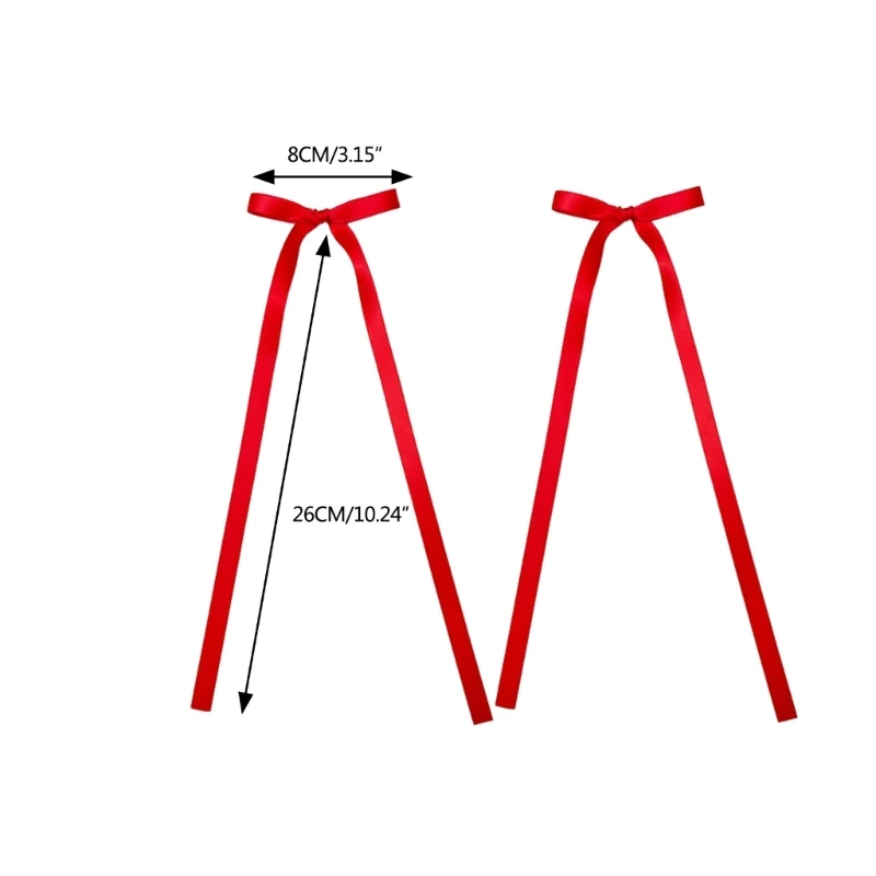 Ленточный бант Элегантный бантик в стиле 2000-х годов Заколка для волос с бантиком Заколка для волос Sweet Girls Dropsale