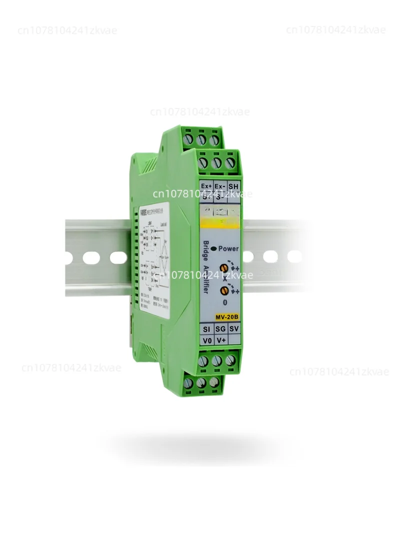 Precision Weight Transmitter Strain Bridge Force Measuring Pressure Tension MV Signal Amplifier 0-20mA ± 10V