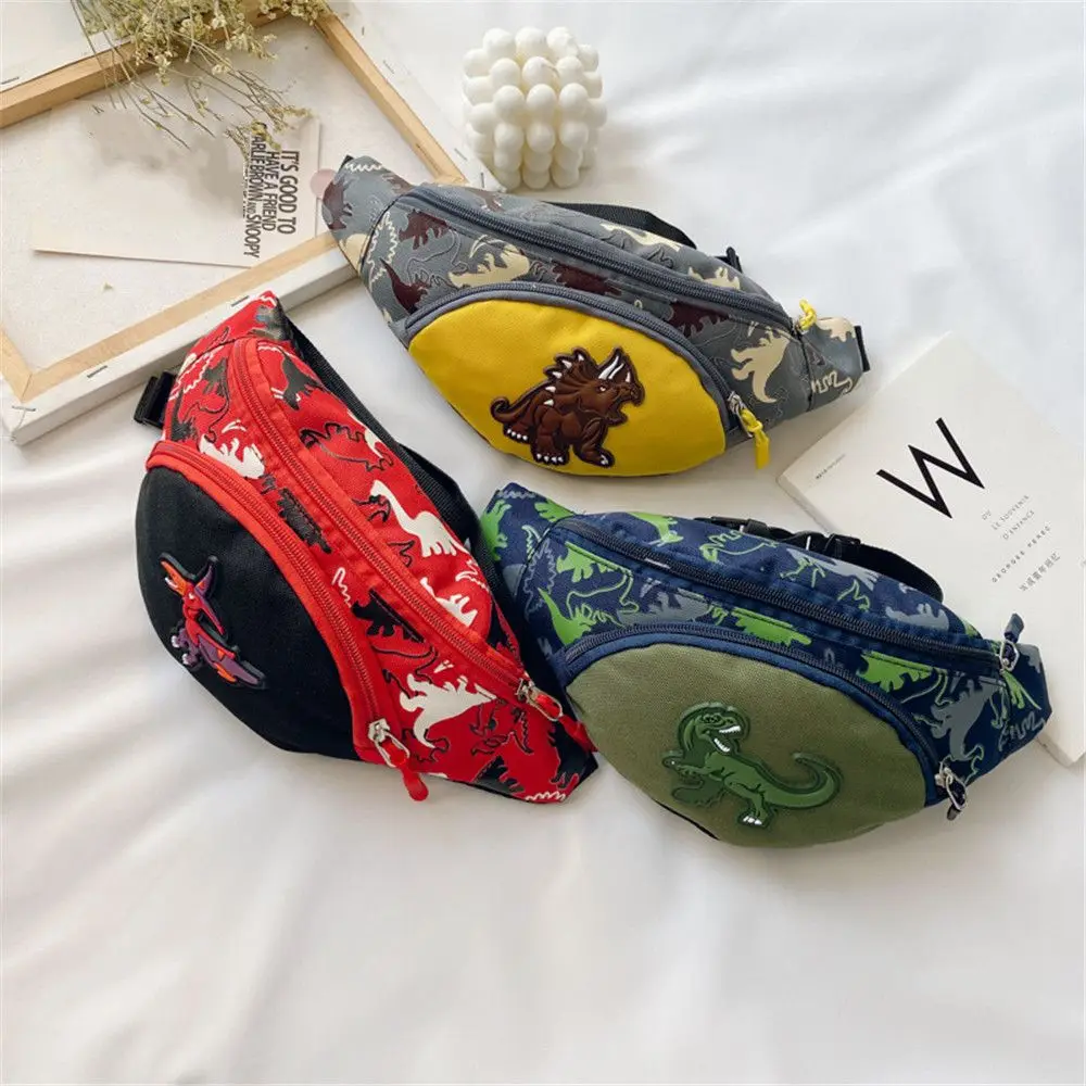 

New Travel Sling Bag Cartoon Children Waist Packs Cute Dinosaur