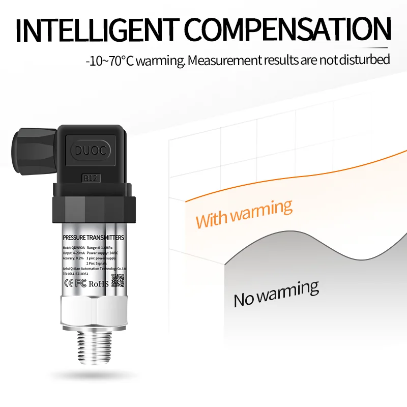 4-20mA Ausgang Drucksensor Transmitter 12-36V Versorgung Wasser Gas Öl Flüssigkeit 150psi Manometer NPT1/4 G1/2 0,5bar 1bar 16 Bar 25 Bar – Detail 4