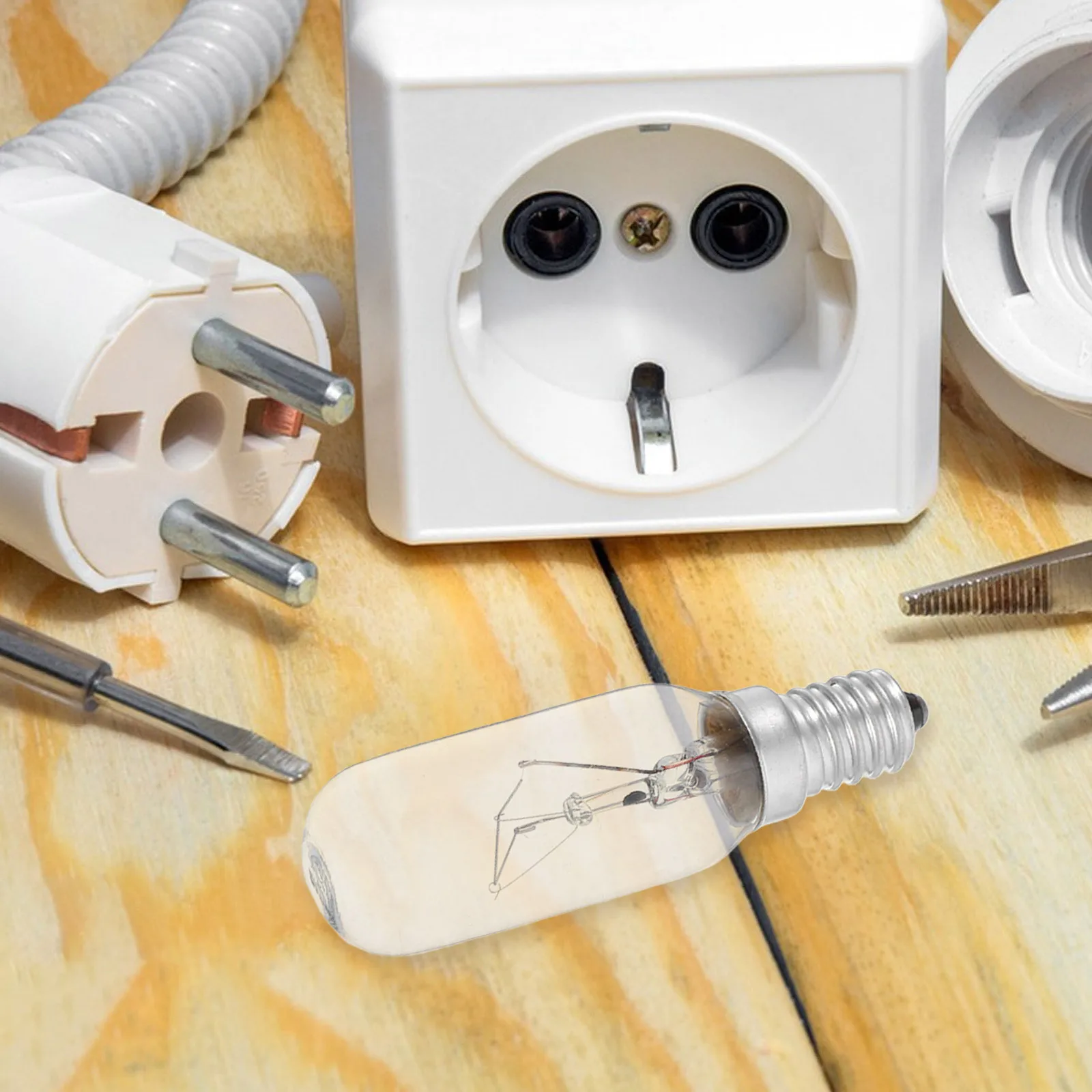 

2Pcs LED Stove Lamp Energy Efficient Small Bulb for Microwave Refrigerator Appliance Replacement Hood Vent Light Bulbs