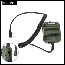 Baofeng-altavoz táctico de AR-152, micrófono de hombro con volumen ajustable para AR-152, UV-5R, UV-82, UV-16 Plus, Radio bidireccional