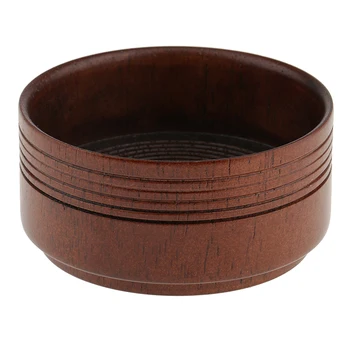 Cuenco de cepillo de afeitar para hombres, jabón de afeitar de barba de peluquero Retro de madera